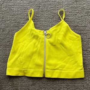 Neon crop top